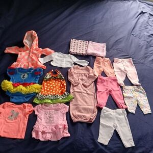 Baby Girl Clothing Bundle Size Newborn